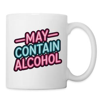 Peut contenir de l’alcool Alkohol Mallorca Saufen JGA - Mug blanc - blanc - Droite