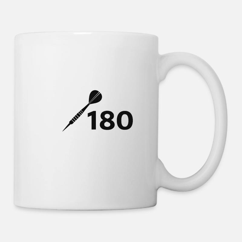 180 dart - Tasse - Weiß