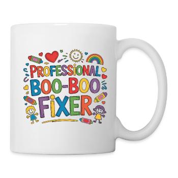 Pediatric Nurse Professional Boo-Boo Fixer Peds RN - Mug - white - Right