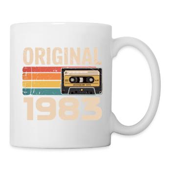 Original 1983 Vintage 1983 Rétro Anniversaire - Mug blanc - blanc - Droite