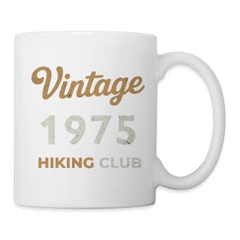 Millésime 1975 – Année de naissance rétro du Yachting Club - Mug blanc - blanc - Droite