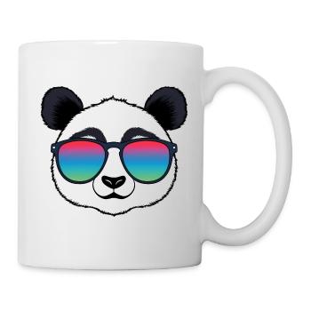Panda Regenbogen-Sonnenbrille - Tasse - Weiß - Rechts