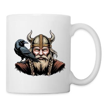Viking Viking Legend Sailor Odin Raven Fighter - Mug - white - Right
