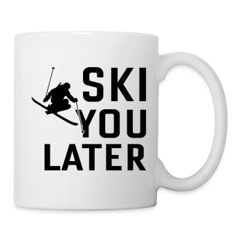 Ski You Later SVG – Modernes Statement Design - Tasse - Weiß - Rechts