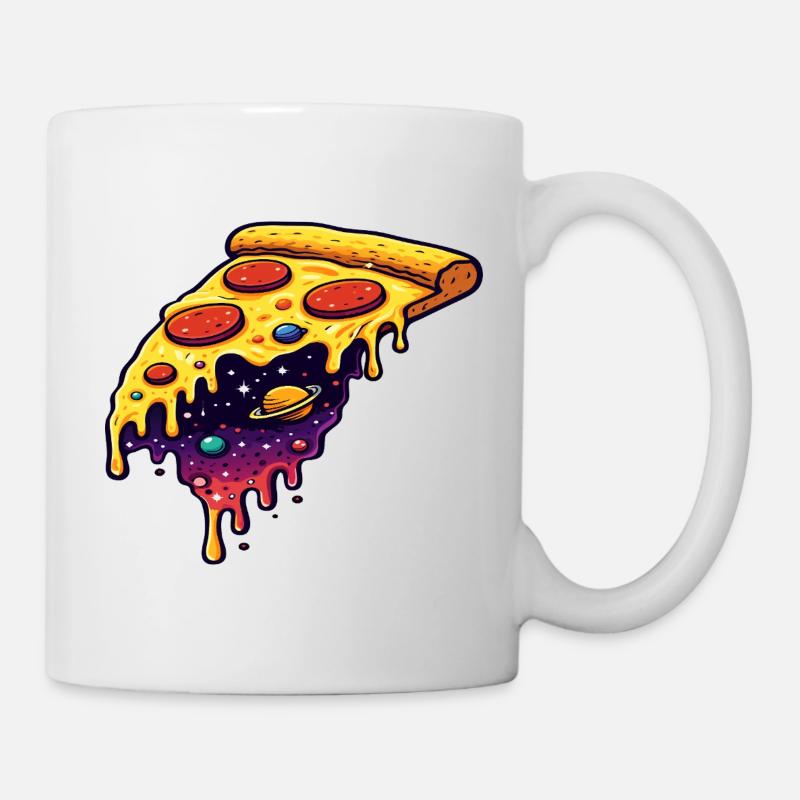 Cosmic pizza slice - Mug - white