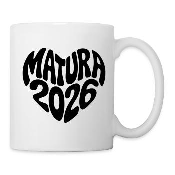 Matura 2026 Herz - Tasse - Weiß - Rechts