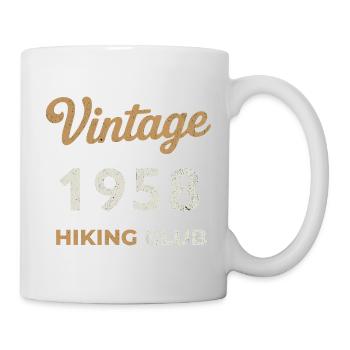 Vintage 1958 – Sailing Club Retro Birth Year - Mug - white - Right