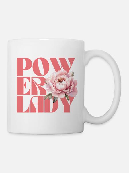 Dame de pouvoir - Mug blanc - blanc