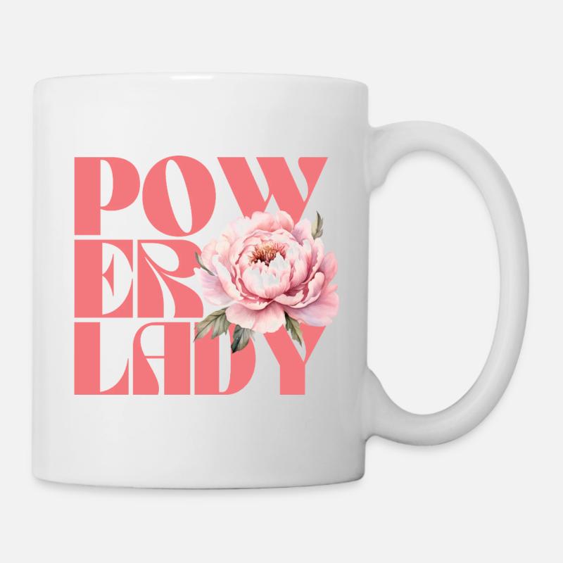 Dame de pouvoir - Mug blanc - blanc