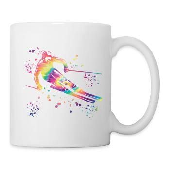Alpine skiing Winter sports Nordic skiing - Mug - white - Right