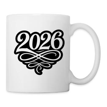 2026 Jahr - Tasse - Weiß - Rechts