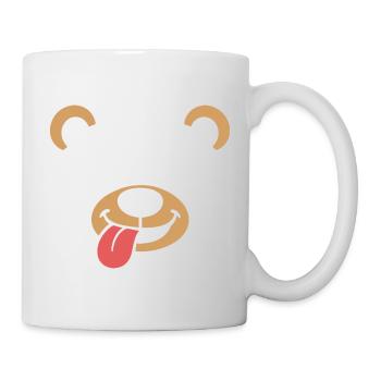 Monkey | Big Face Costume Carnival Disguise - Mug - white - Right