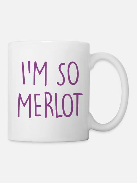 Merlot  - Tasse - Weiß