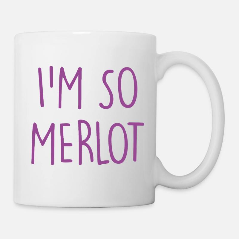 Merlot - Mug blanc - blanc