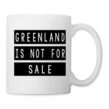 Greenland Is Not For Sale T-shirt - Tasse - Weiß - Rechts