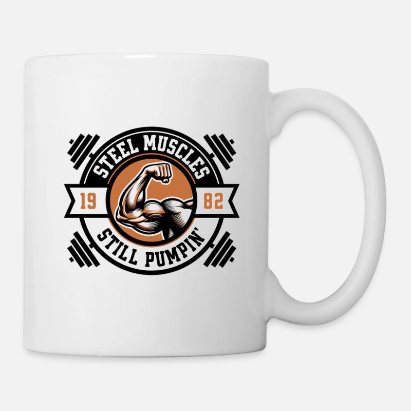 Muscle pumpin - Mug - white