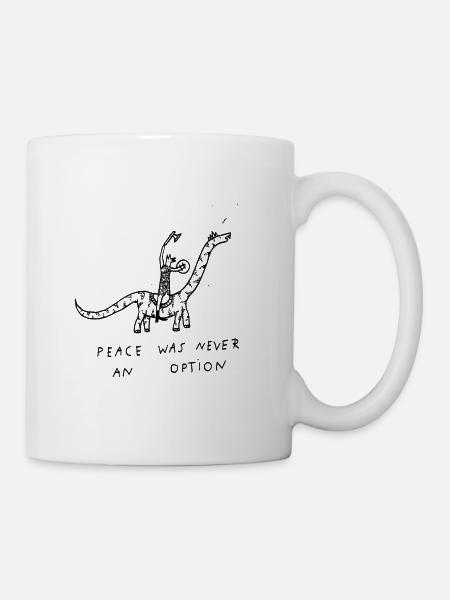 PEACE - Tasse - Weiß