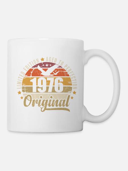 Geburtstagsgeschenk 1976 Original 1976 - Tasse - Weiß