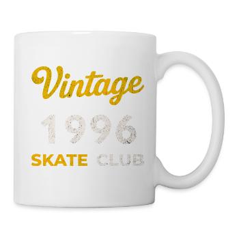 Vintage 1996 Skate Club Retro Birth Year Gift - Mug - white - Right