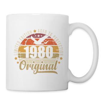 1980 Cadeau d'anniversaire 1980 Original 1980 - Mug blanc - blanc - Droite