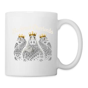 Mathématiques du poulet trop de poulets dans le - Mug blanc - blanc - Droite