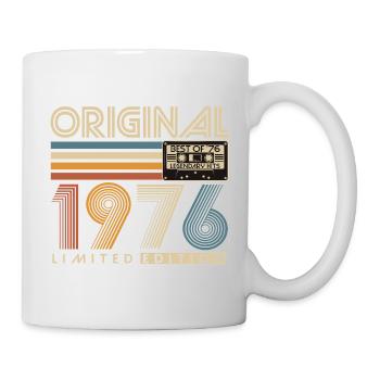 Cadeau d’anniversaire pour le 50e anniversaire 1976 Vintage Retro - Mug blanc - blanc - Droite