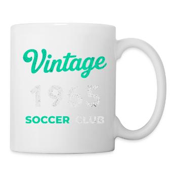 Vintage 1965 – Soccer Club Retro Birth Year - Mug - white - Right