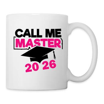 Abschluss Promotion Master Sponsion 2026 - Tasse - Weiß - Rechts