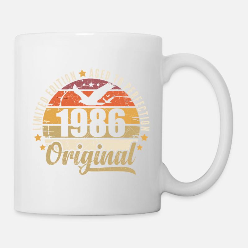 Geburtstagsgeschenk 1986 Original 1986 - Tasse - Weiß