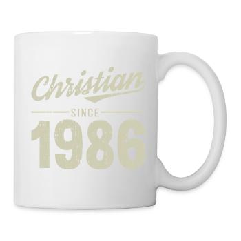 Christian style since 1986 - Mug - white - Right