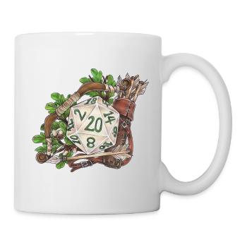RPG Tabletop D20 Dice Gift Ranger - Mug - white - Right