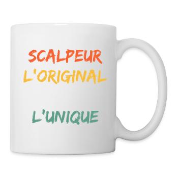 Scalpeur Original Le Vrai Unique - Mug blanc - blanc - Droite