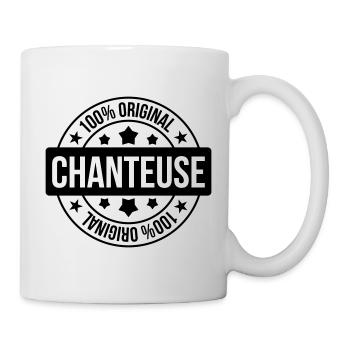 Chanteuse - Chanter - Chanson - Mug blanc - blanc - Droite