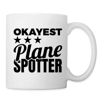 Okayest Plane Spotter - Mug - white - Right
