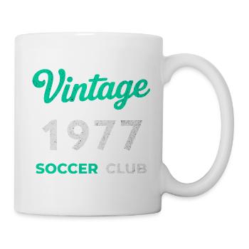 Millésime 1977 – Année de naissance rétro du club de football - Mug blanc - blanc - Droite