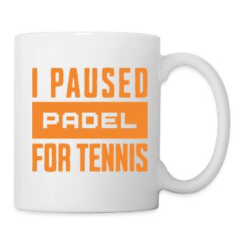 padel_orange - Mug - white - Right
