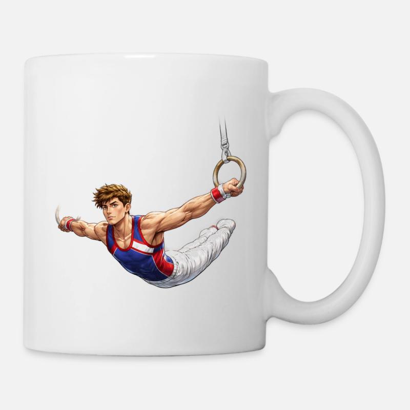 Turner am Ring Iron Cross Illustration - Tasse - Weiß