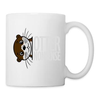 Otter Nonsense Lustig Wortspiel Otter Liebe Spruch - Tasse - Weiß - Rechts