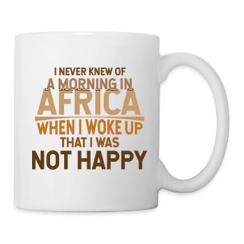 Safari Afrique : Savane faunique du Serengeti - Mug blanc - blanc - Droite