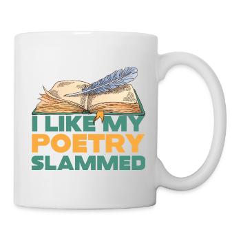 J’aime que ma poésie soit défoncée - Mug blanc - blanc - Droite
