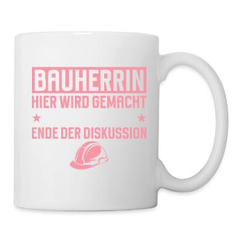 Builder Funny Gift House Building Construction Site - Mug - white - Right