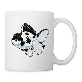 Grade Panda Oranda High Quality Goldfish - Tasse - Weiß - Rechts