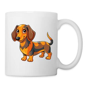 Teckel - Mug blanc - blanc - Droite