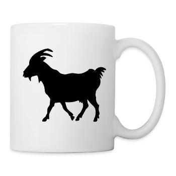 Goat black - Mug - white - Right