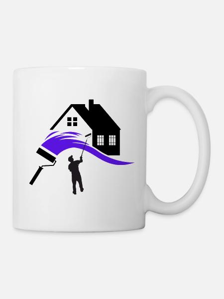 Maler - Tasse - Weiß