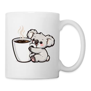 Tasse de café Koala Magie de câlins - Mug blanc - blanc - Droite