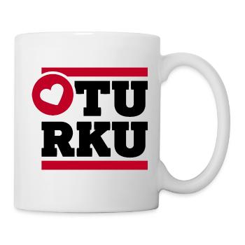 On a light background - Mug - white - Right