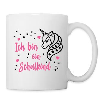 Je suis une licorne d’inscription scolaire à l’école - Mug blanc - blanc - Droite