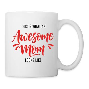 This is what a great mom looks like mom gift - Mug - white - Right