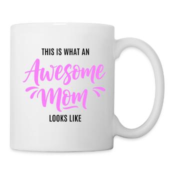 This is what a great mom looks like mom gift - Mug - white - Right